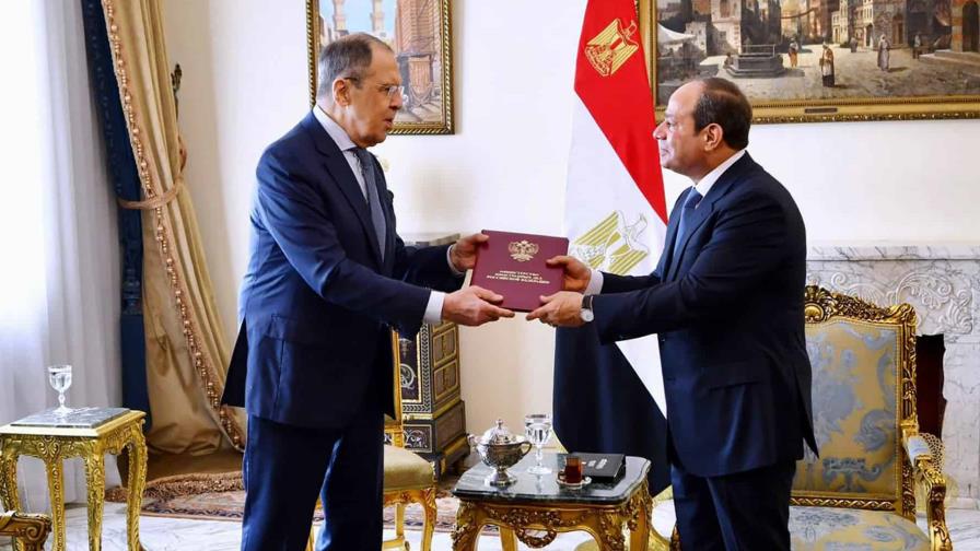 Canciller ruso de visita en Egipto Canciller ruso de visita en Egipto