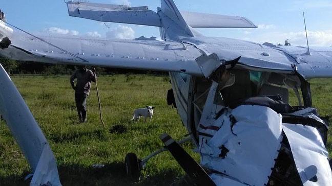Aeronave que se accidentó en Puerto Plata no reportó emergencia