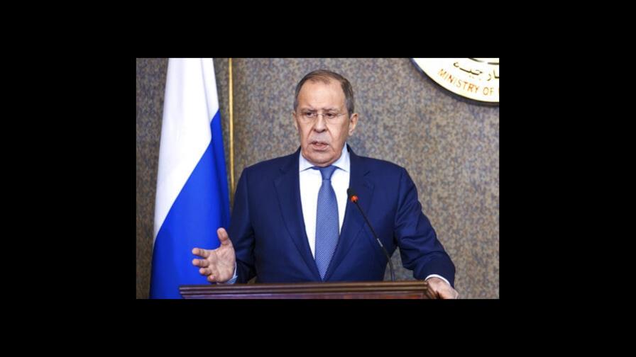 Lavrov dice que objetivo ruso es derrocar al presidente Volodimir  Zelenski