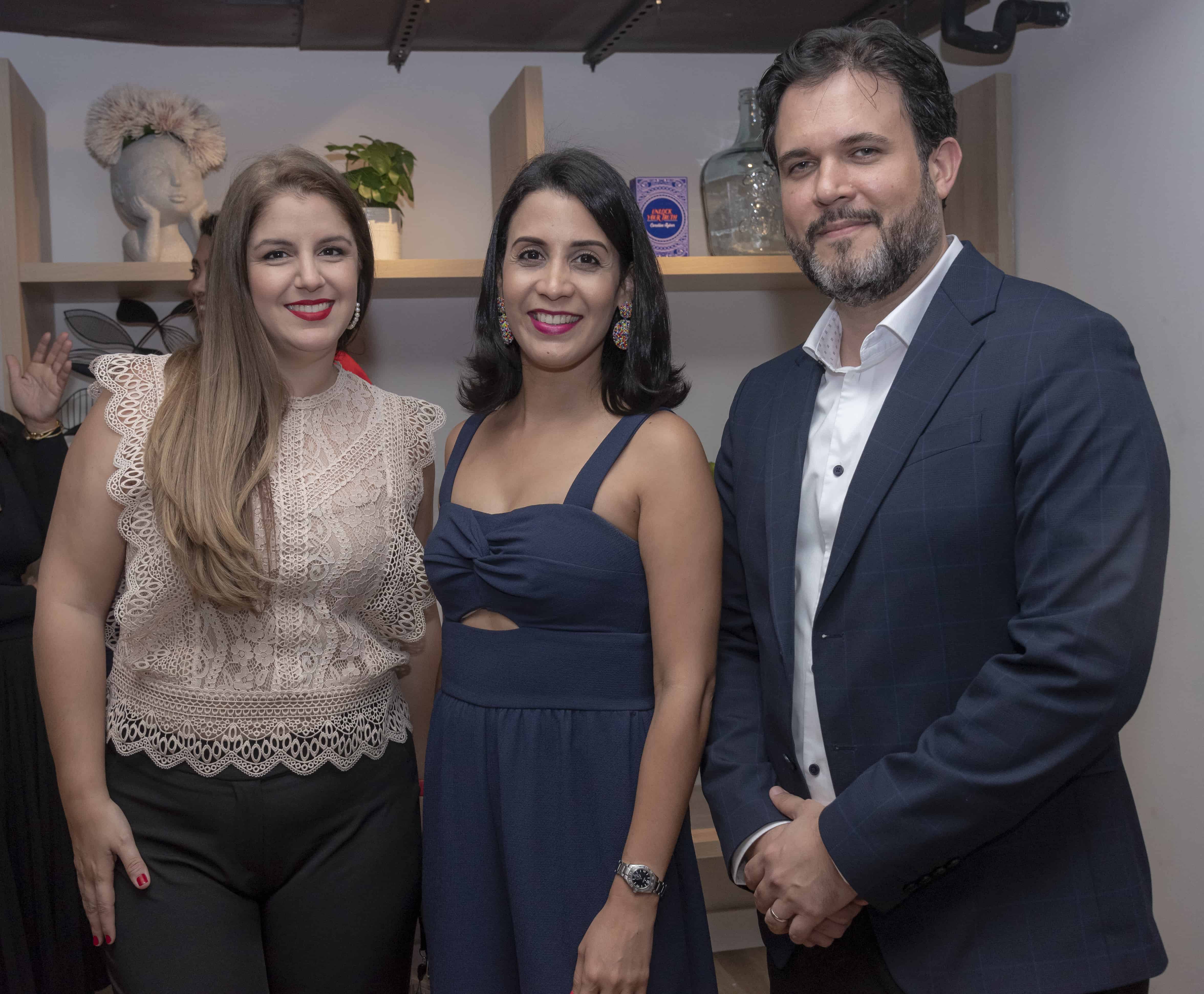 Matthy Fernández, Bianny de Jesús y Bryan Guzmán.