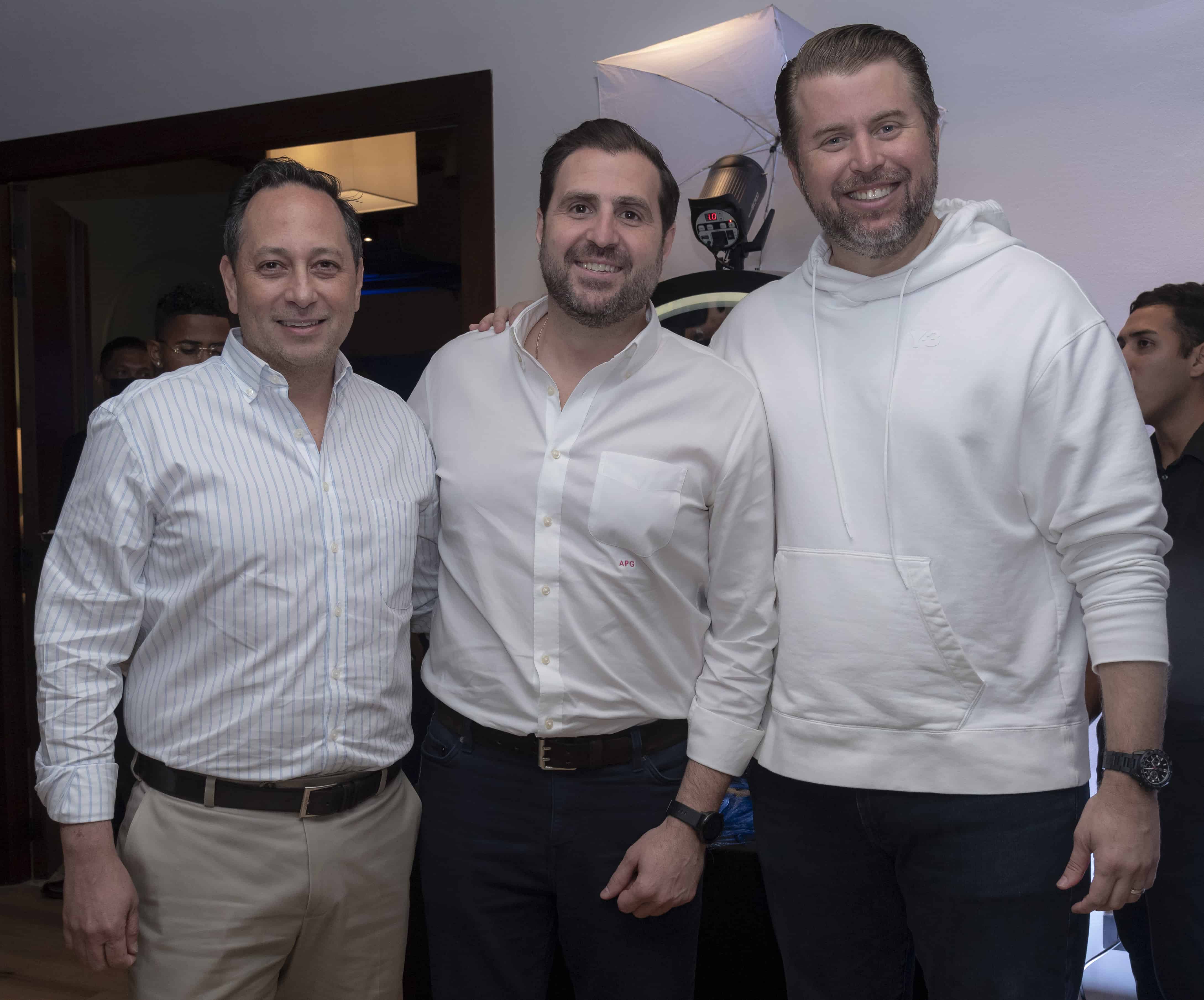 Ricardo Ginebra, Aldo Pellicce y Juan Fabián.