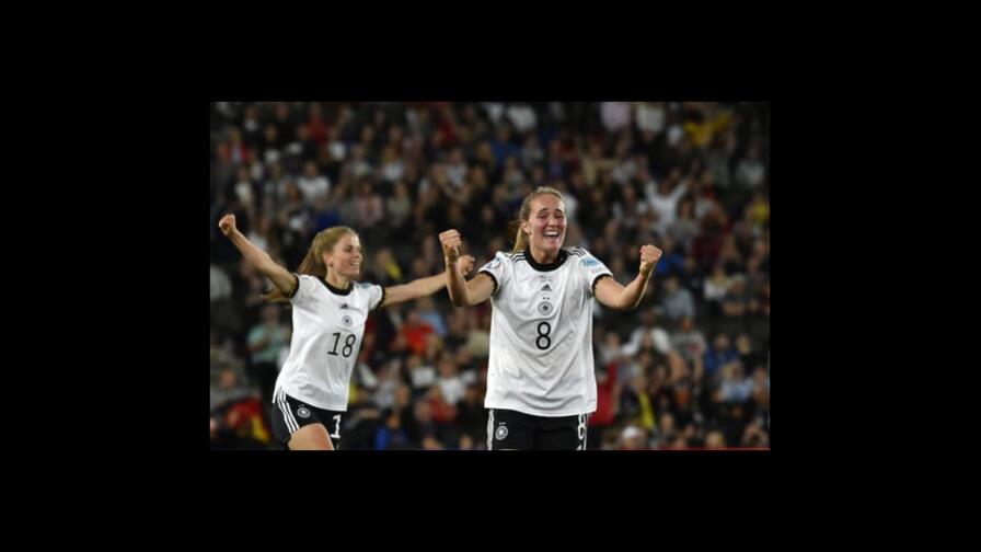 Popp marca dos; alemanas vencen a Francia en semi de Euro