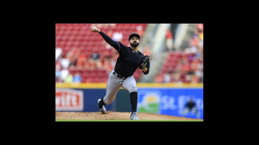 Pablo López poncha a 11 y Marlins ganan a Rojos Pablo López poncha a 11 y Marlins ganan a Rojos