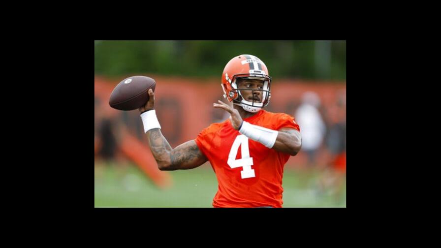 Watson entrena con los Browns ante riesgo de suspensión