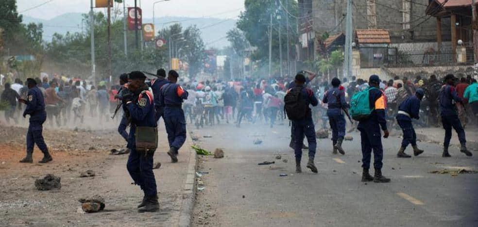 Un accidente causa cuatro muertos durante protestas contra la ONU en RD Congo