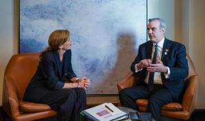 Directora de la USAID apoya a Abinader en su agenda de anticorrupción