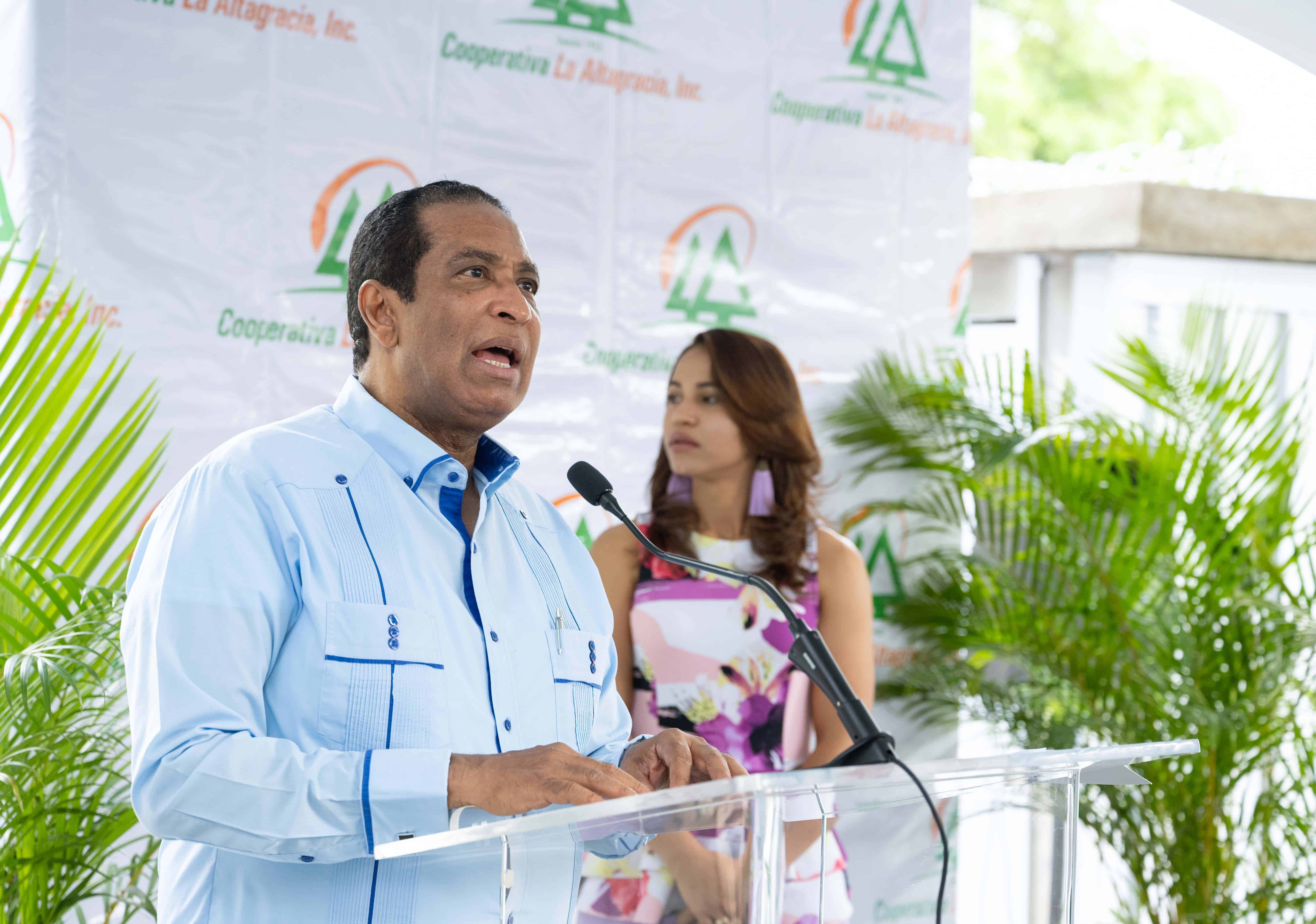 Rafael Narciso Vargas, presidente de Cooperativa La Altagracia.