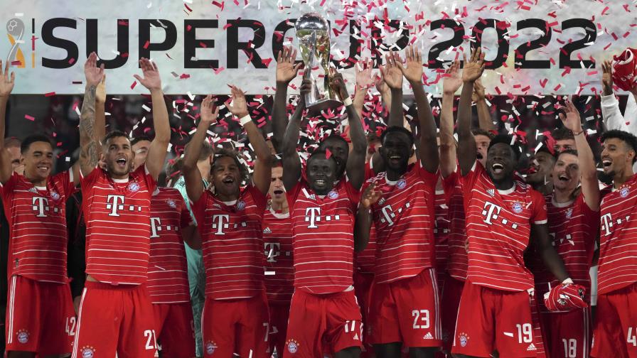 Bayern vence 5-3 a Leipzig y conquista la Supercopa