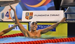 Popovici sortea el gorro con que ganó 2 oros para ayudar a deportista enferma