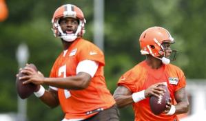 Brissett, listo para ocupar el lugar de Watson con Browns