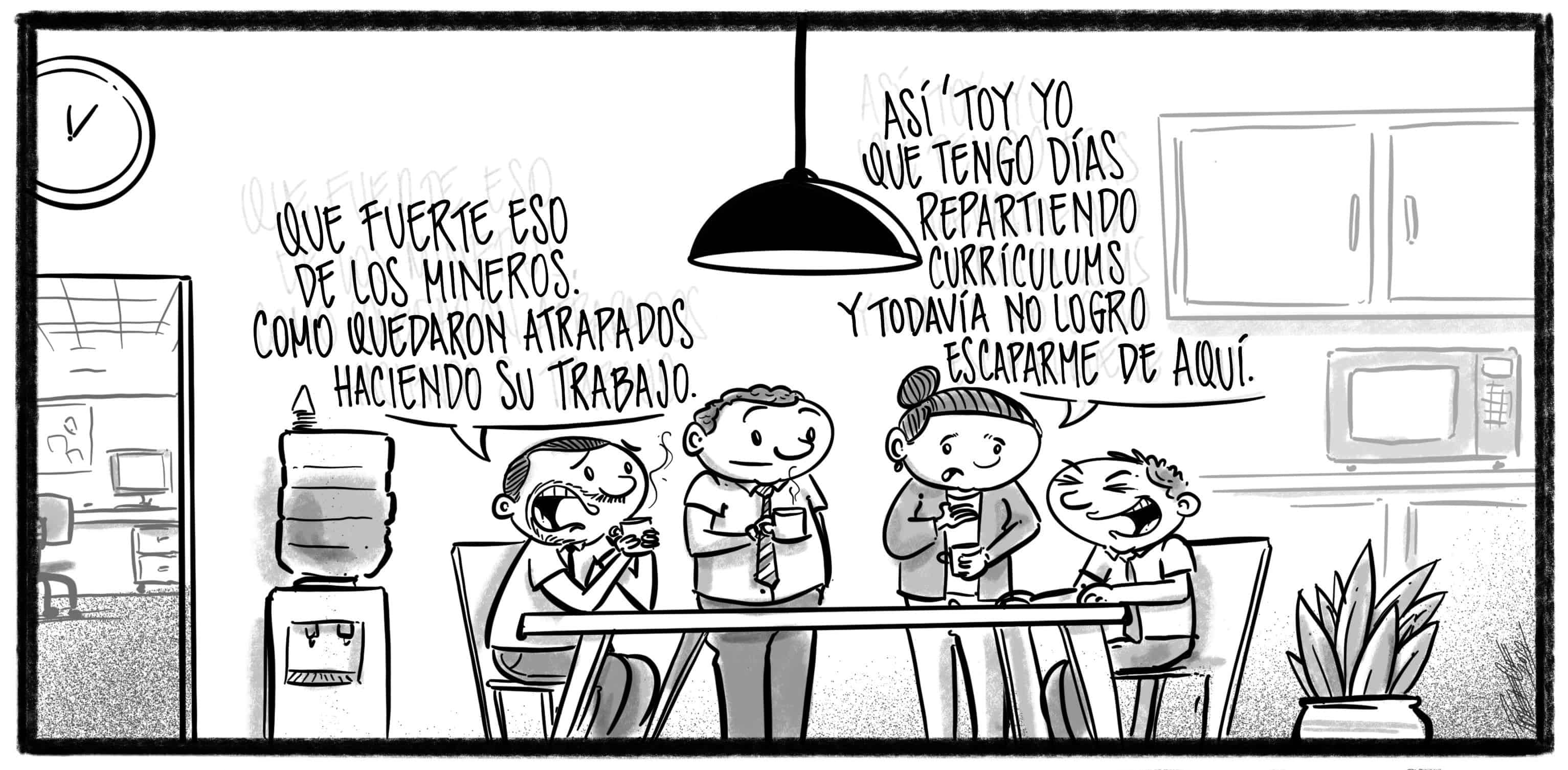 Caricatura de Noticiero Poteleche 3 agosto 2022