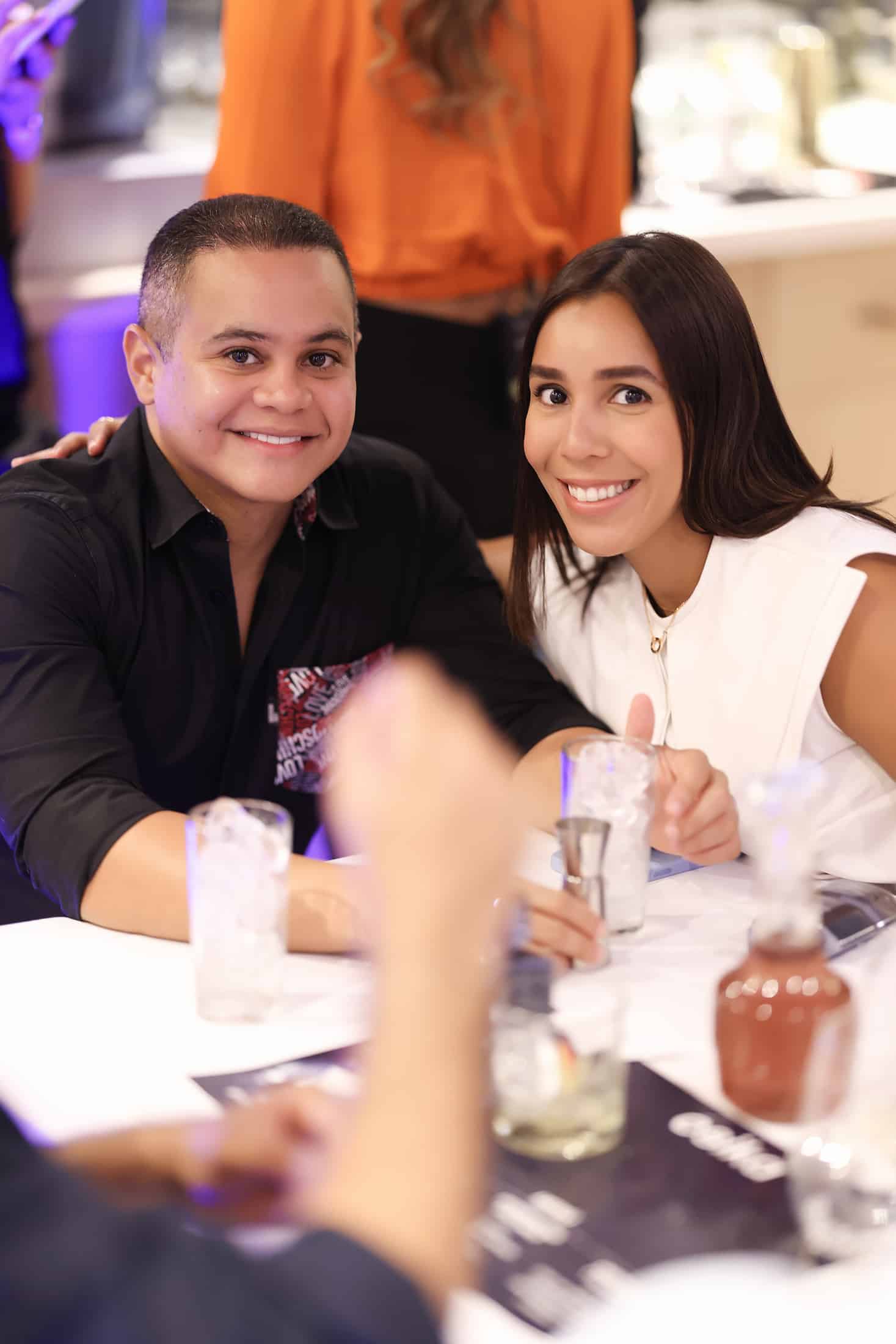 Joan Carbonell y Lily Mateo.