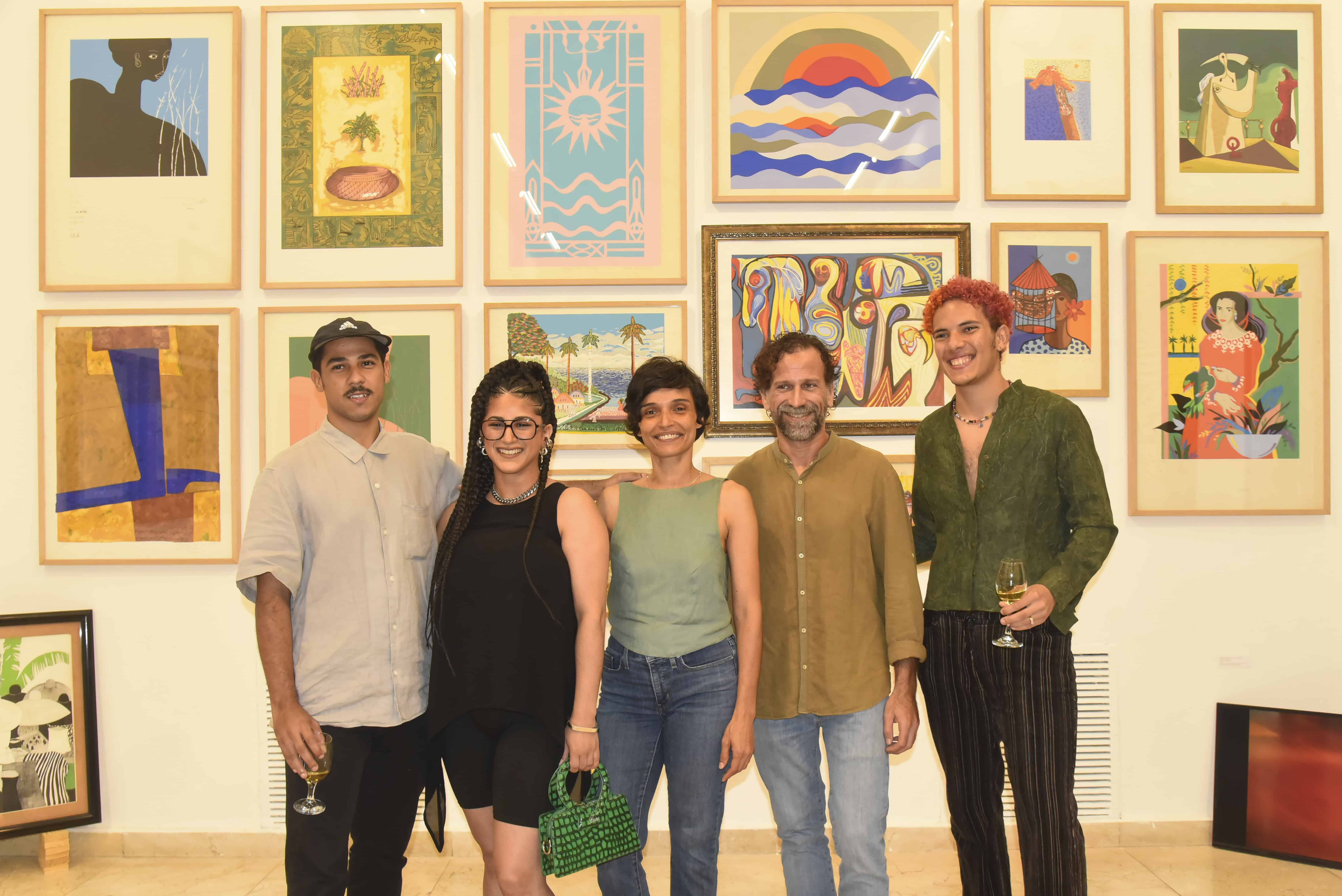 Ricardo Ariel Toribio, Dulcina Abreu, Laura Castro, Gustavo Fermin y Fidel López.