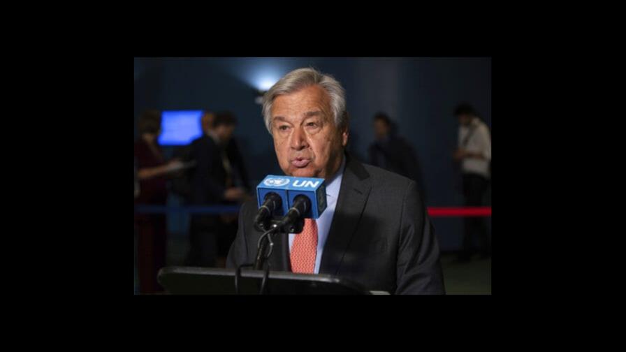 António Guterres critica avaricia grotesca de compañías petroleras
