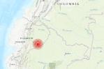 Sismo de magnitud 4.1 frente a las costas de Ecuador