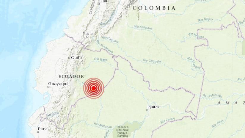 Sismo de magnitud 4.1 frente a las costas de Ecuador