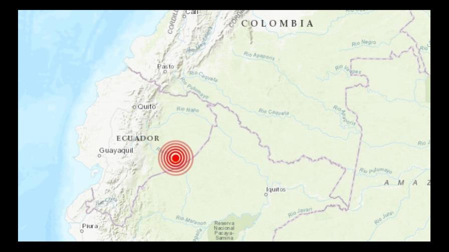 Sismo de magnitud 4.1 frente a las costas de Ecuador