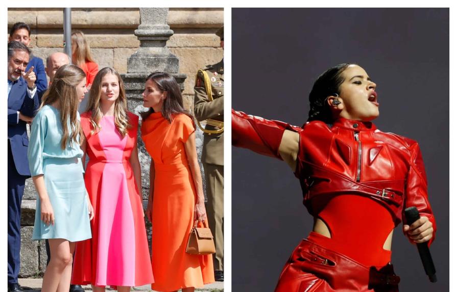 La reina de España y sus hijas asisten a concierto de Rosalía