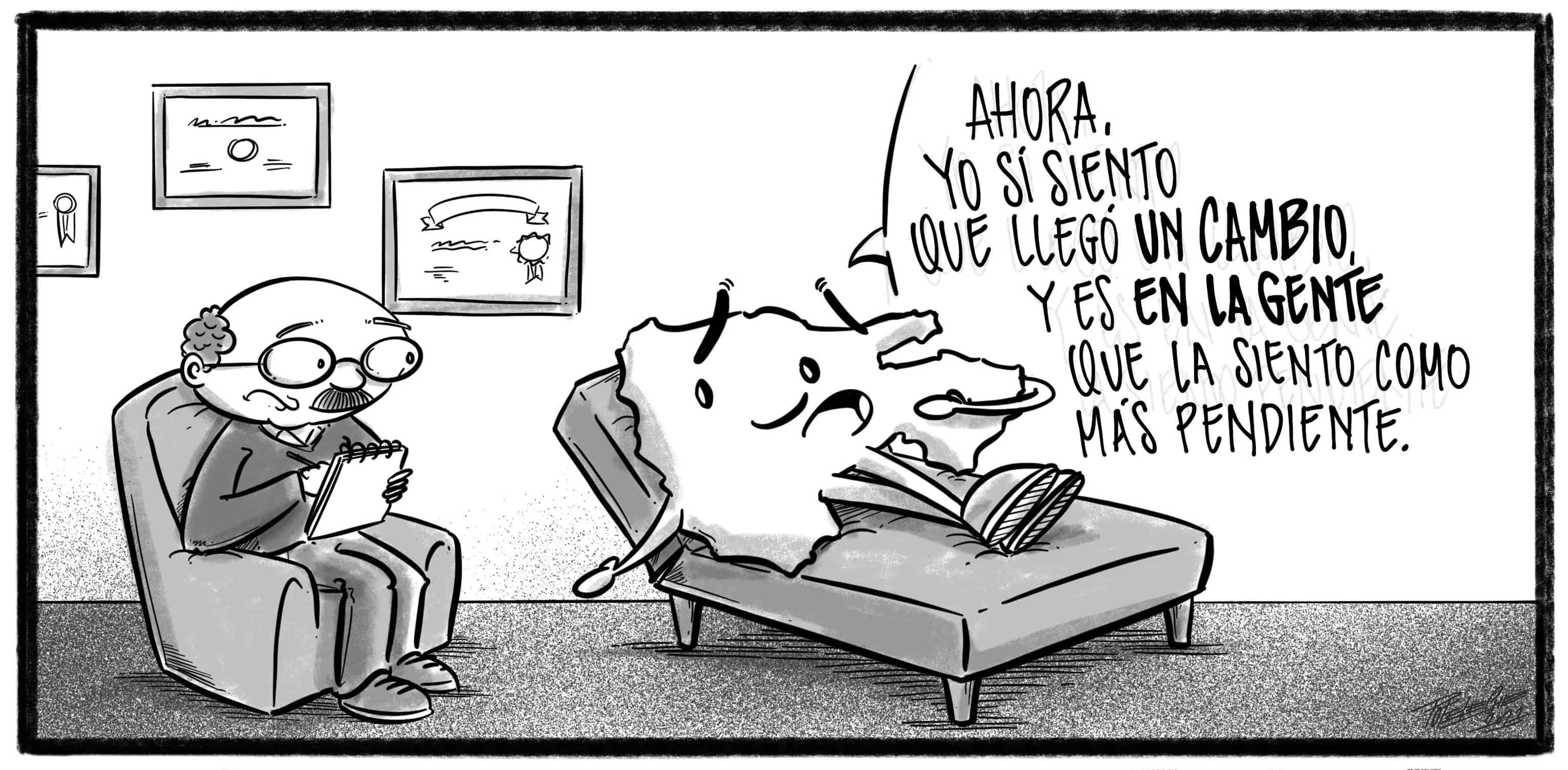 Caricatura de Noticiero Poteleche 4 agosto 2022