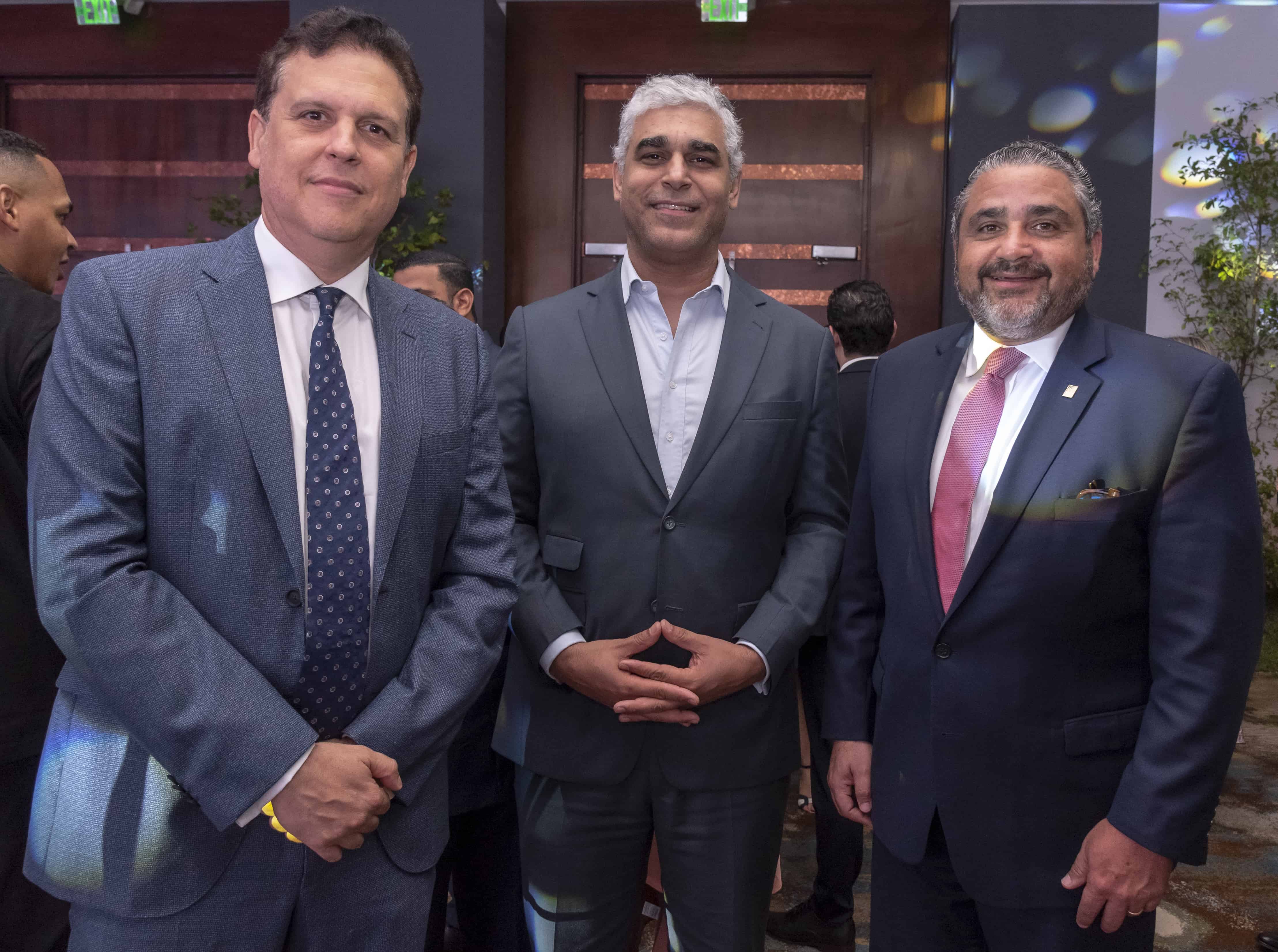 Luis heyaime, Javier Guerrero y Samir Chami. Isa.