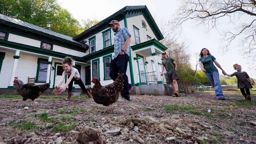 Migración climática: Familia huye de California a Vermont