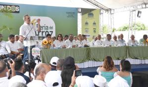 Presidente encabeza apertura Feria Nacional del Arroz en Jima Abajo, La Vega