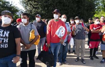 Pentágono niega pedido de ayuda con migrantes en Washington