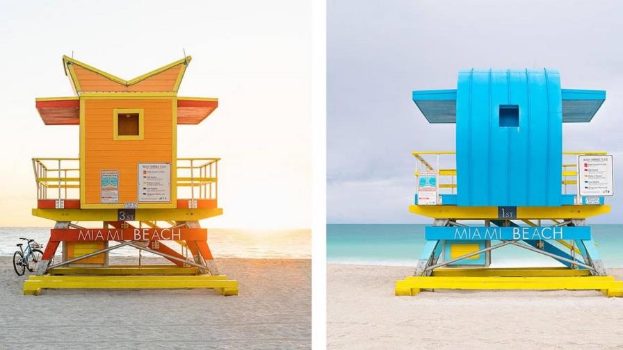 Treinta años de Andrew: las icónicas casetas que cambiaron la playa de MIami