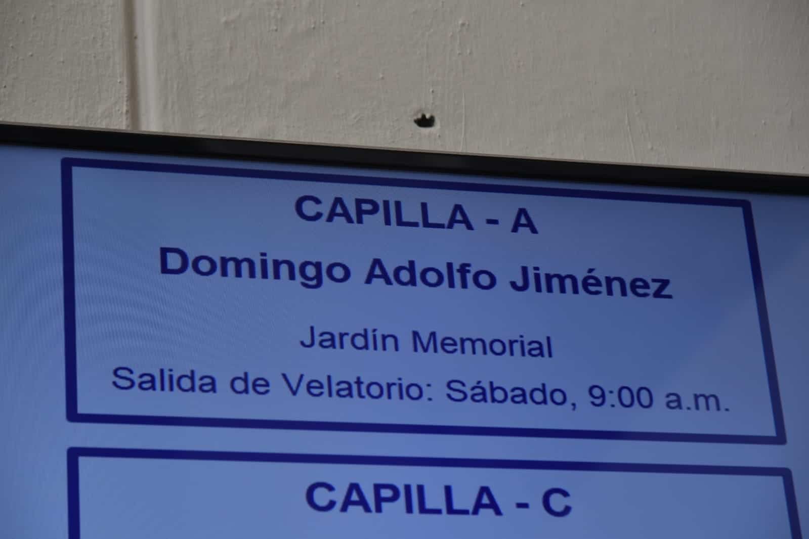 Los restos del dirigente de la Fuerza del Pueblo están siendo velados en la Capilla A de la Funeraria Blandino.