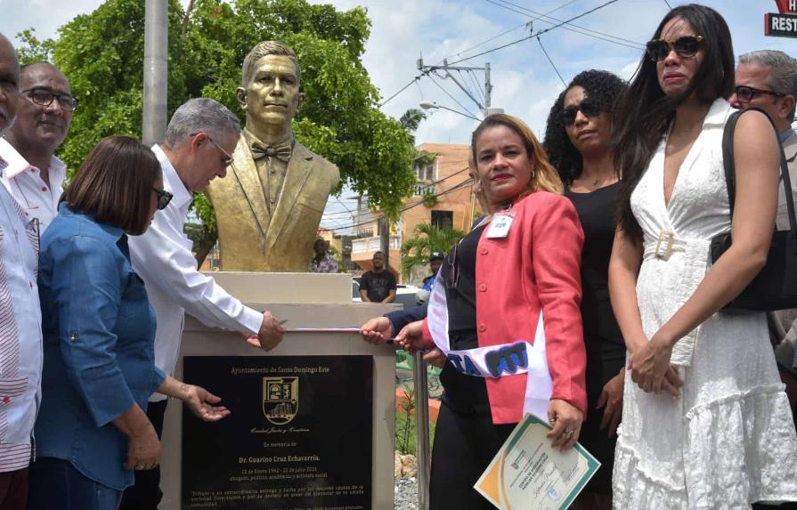 Dedican boulevard a dirigente político y social del barrio Invi, Los Mina