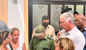 Presidente cubano se reúne con familiares de desaparecidos por incendio