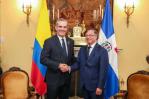 Abinader se reúne con Gustavo Petro e Iván Duque en Colombia