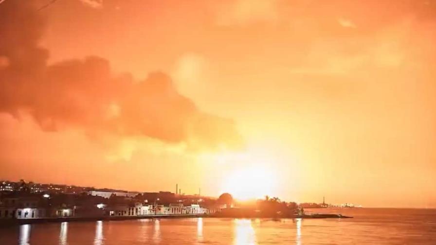 El antes y el después del incendio en depósitos de combustible en Cuba El antes y el después del incendio en depósitos de combustible en Cuba