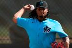 Sixto Sánchez en proceso de rehabilitación con los Marlins Sixto Sánchez en proceso de rehabilitación con los Marlins