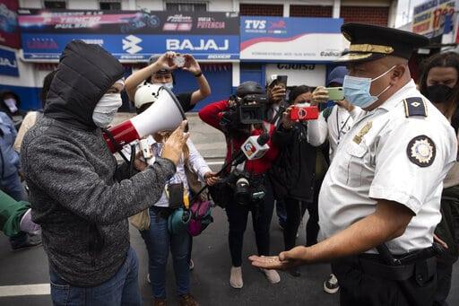 Protestas y bloqueos contra gobierno de Guatemala