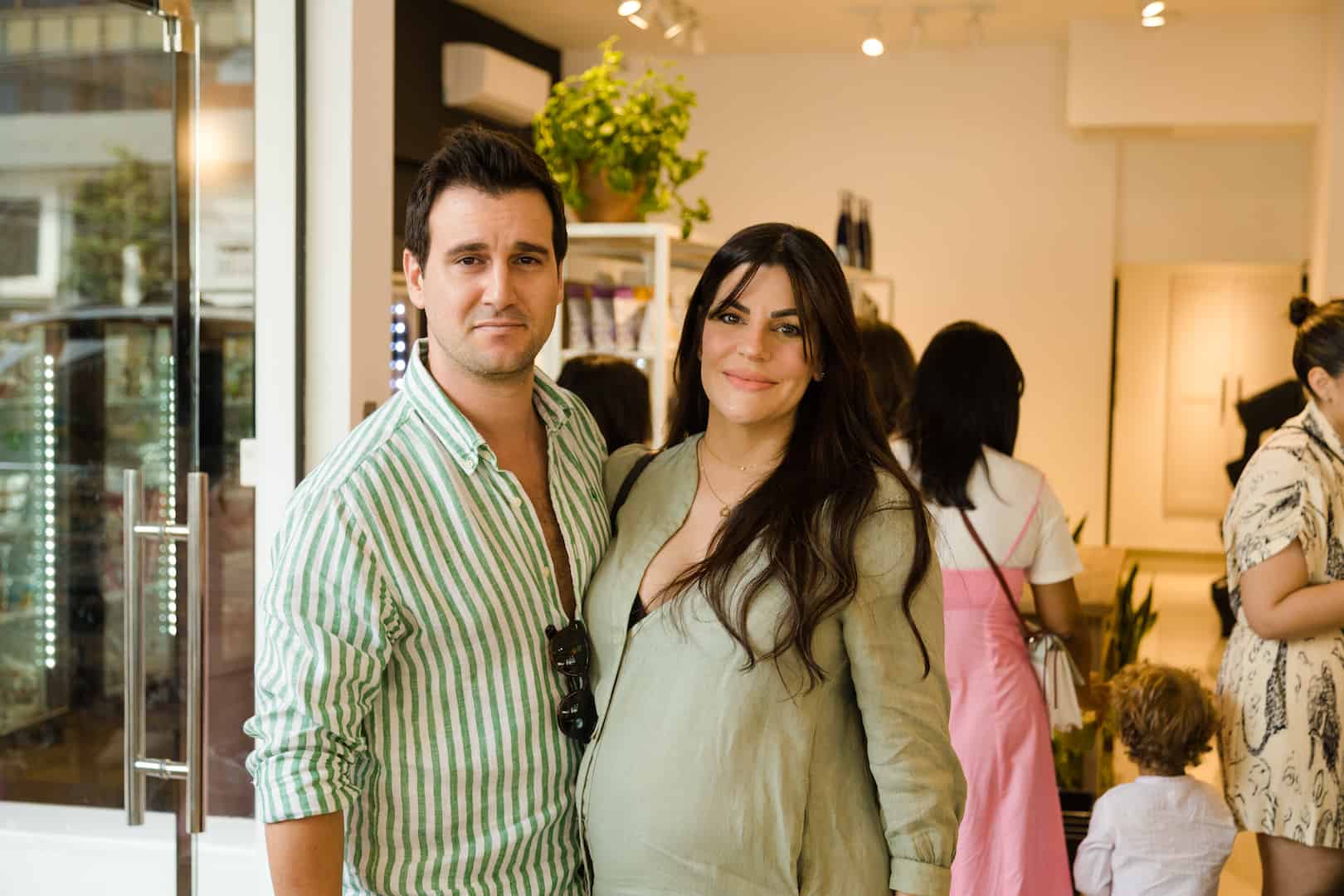 Yair Mirkov y Arelis Rodriguez.