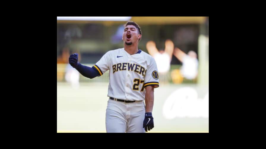 Video|Adames conecta el hit de la victoria de Cerveceros ante Rays