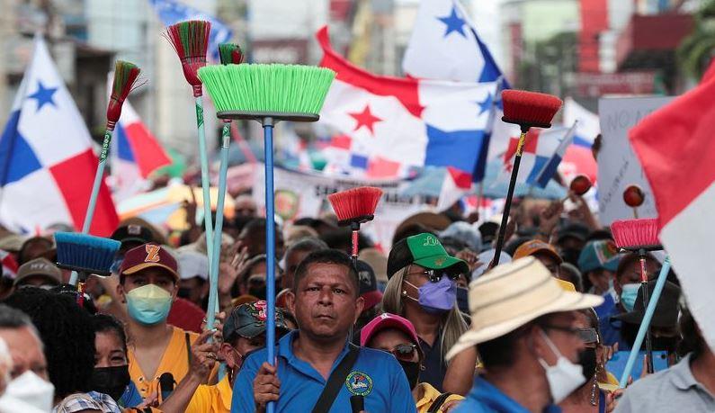 Se reactivan protestas en Panamá por alto costo de vida