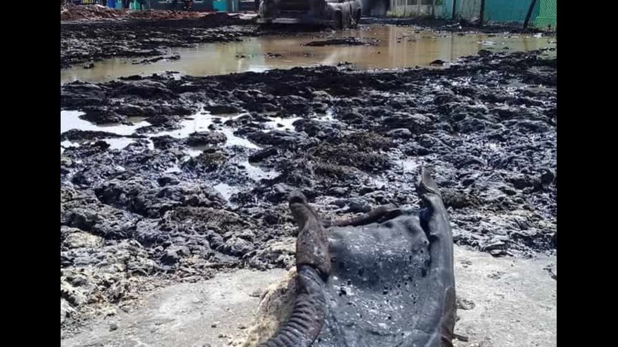 El incendio en la zona industrial en Cuba deja una imagen desoladora