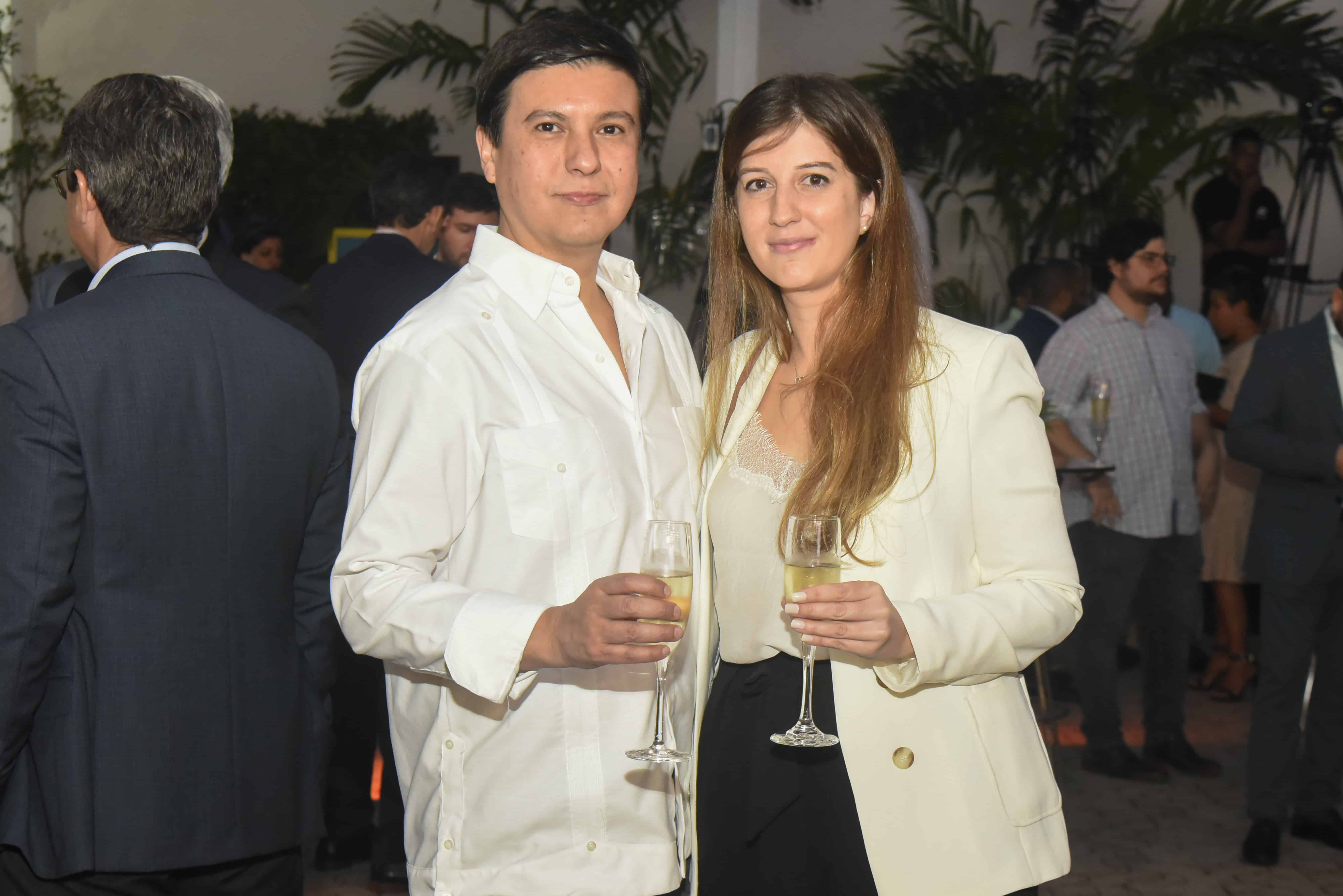 Paul Vinet y Cristina González.