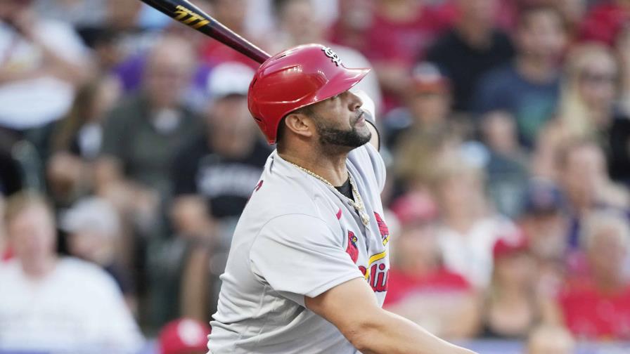 VIDEO | Pujols bateó de 5-4 e igualó marca para jugadores mayores de 42 años