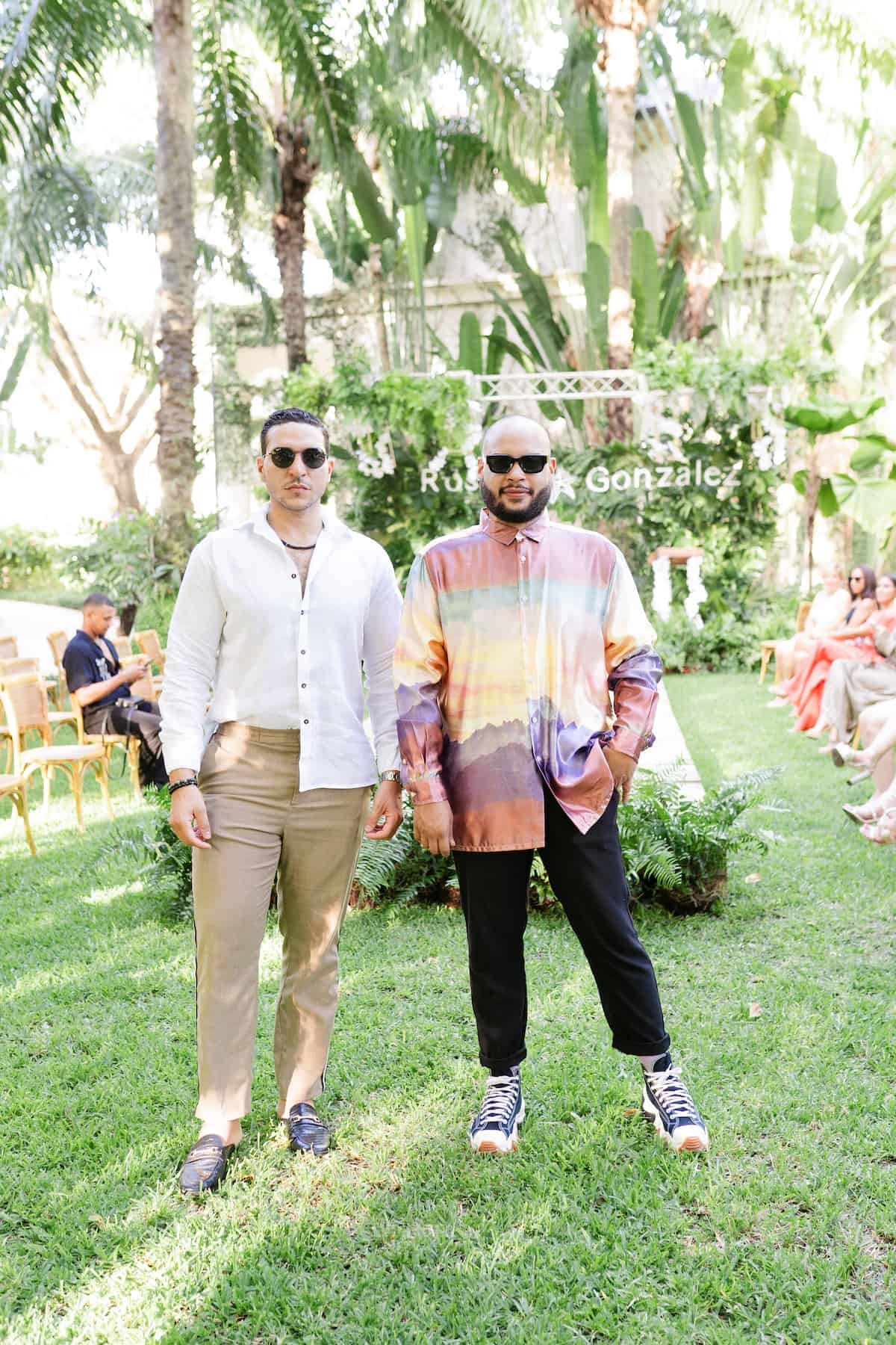 JC Lagares y Miguel Genao.