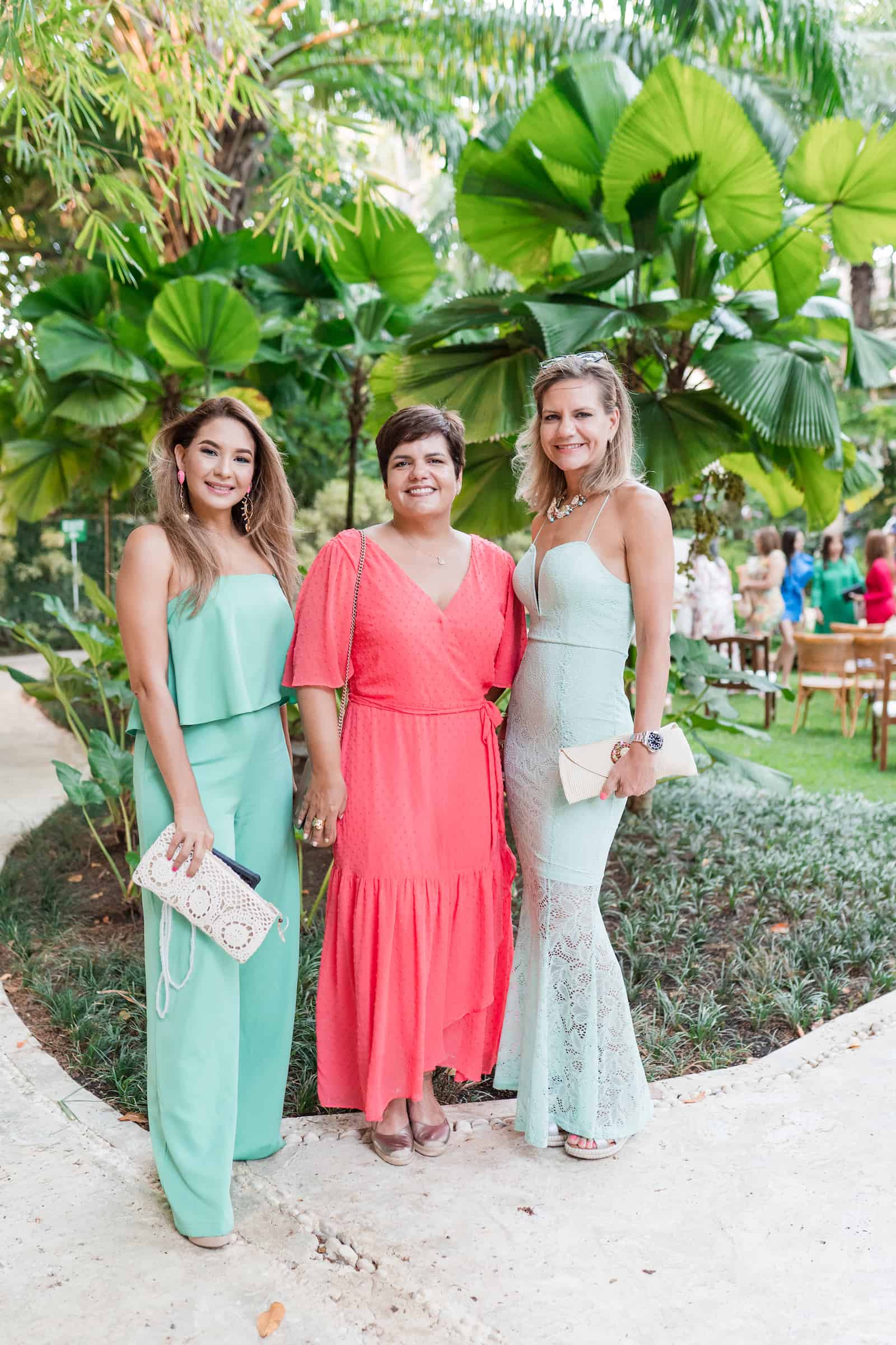 Quisqueya Chaljub, Lil Brugal y Karla Brugal.