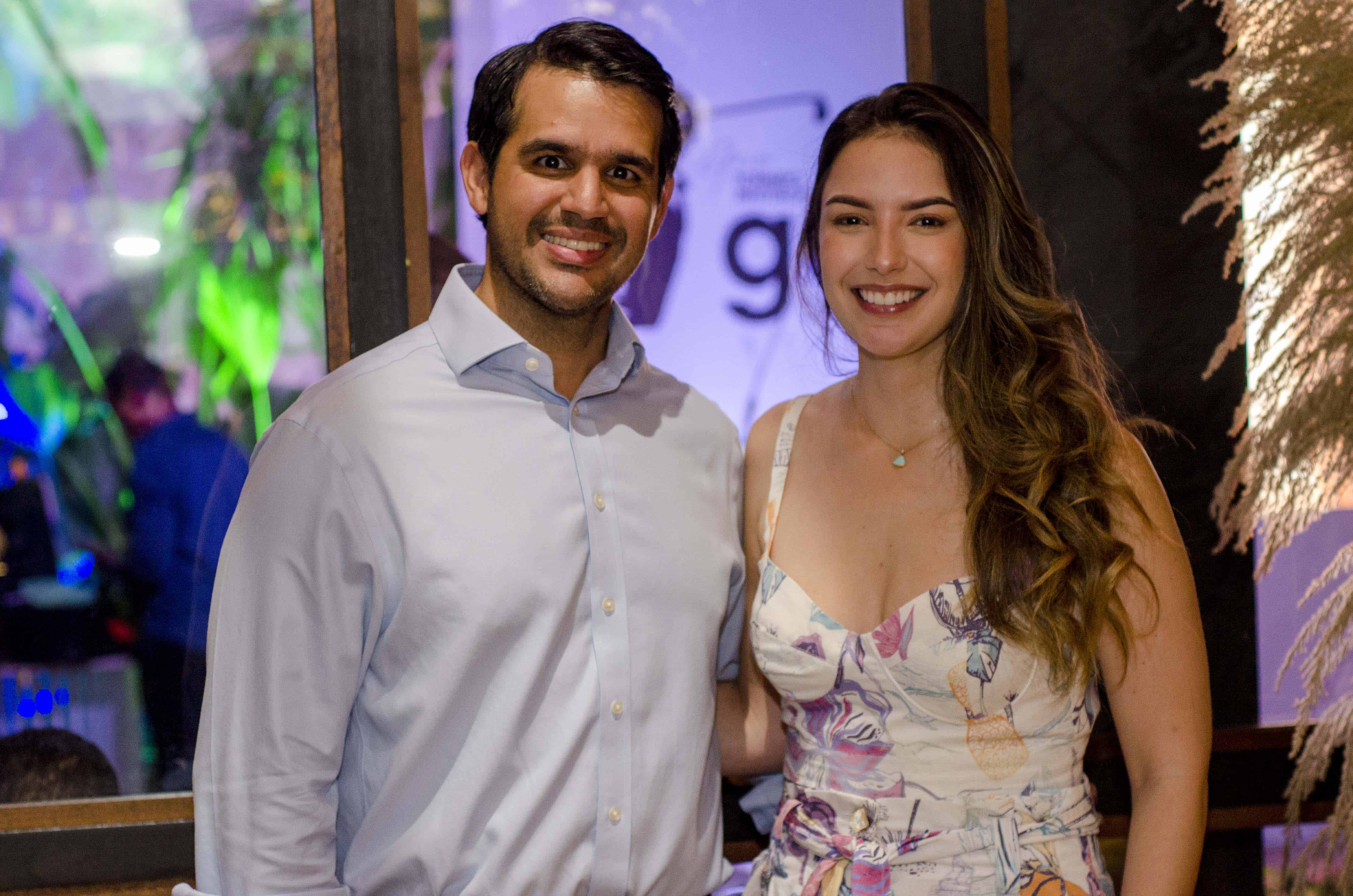 Alejandro Bobadilla y Michelle Bournigal.