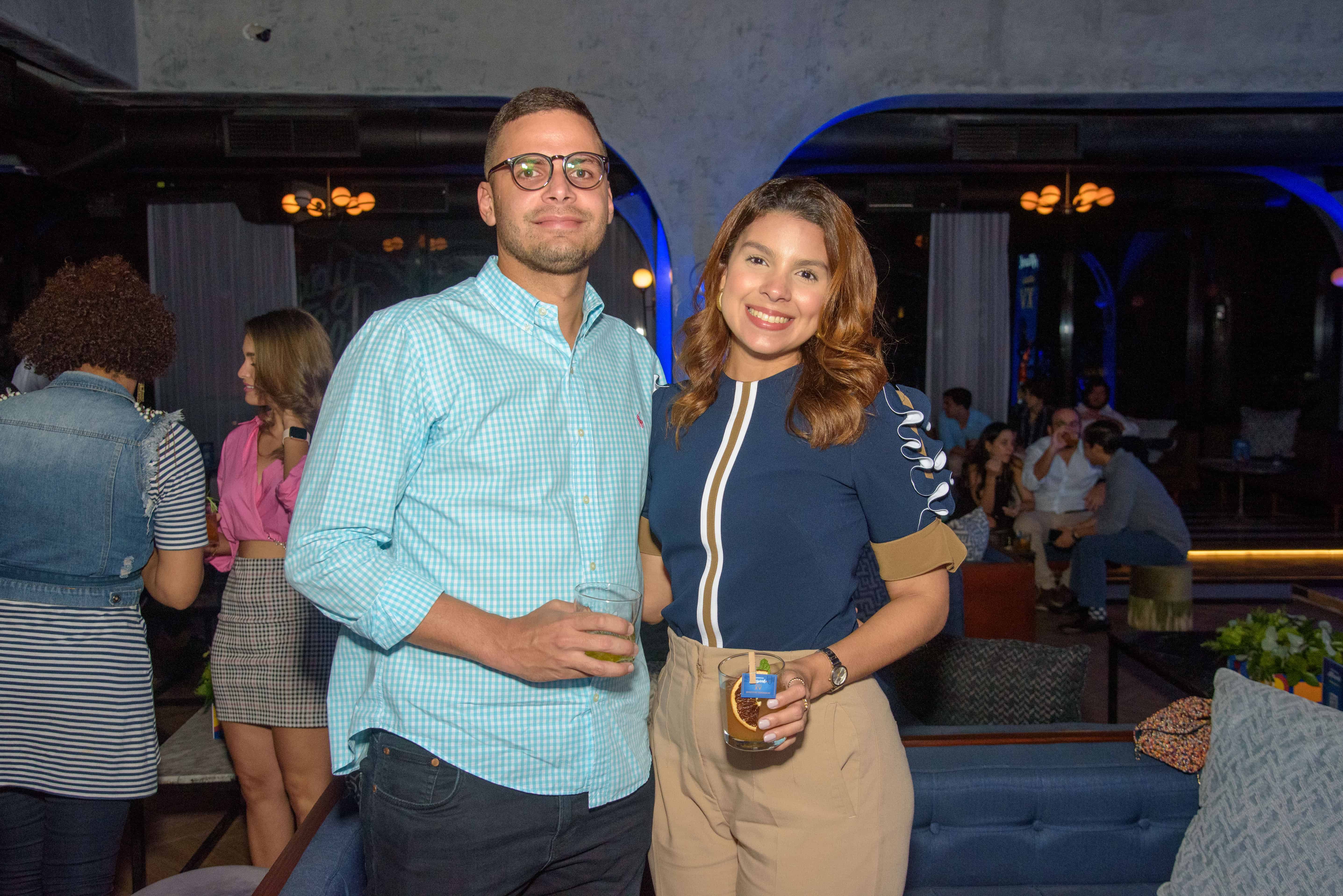 Christopher de los Santos y Katherine Reinoso.