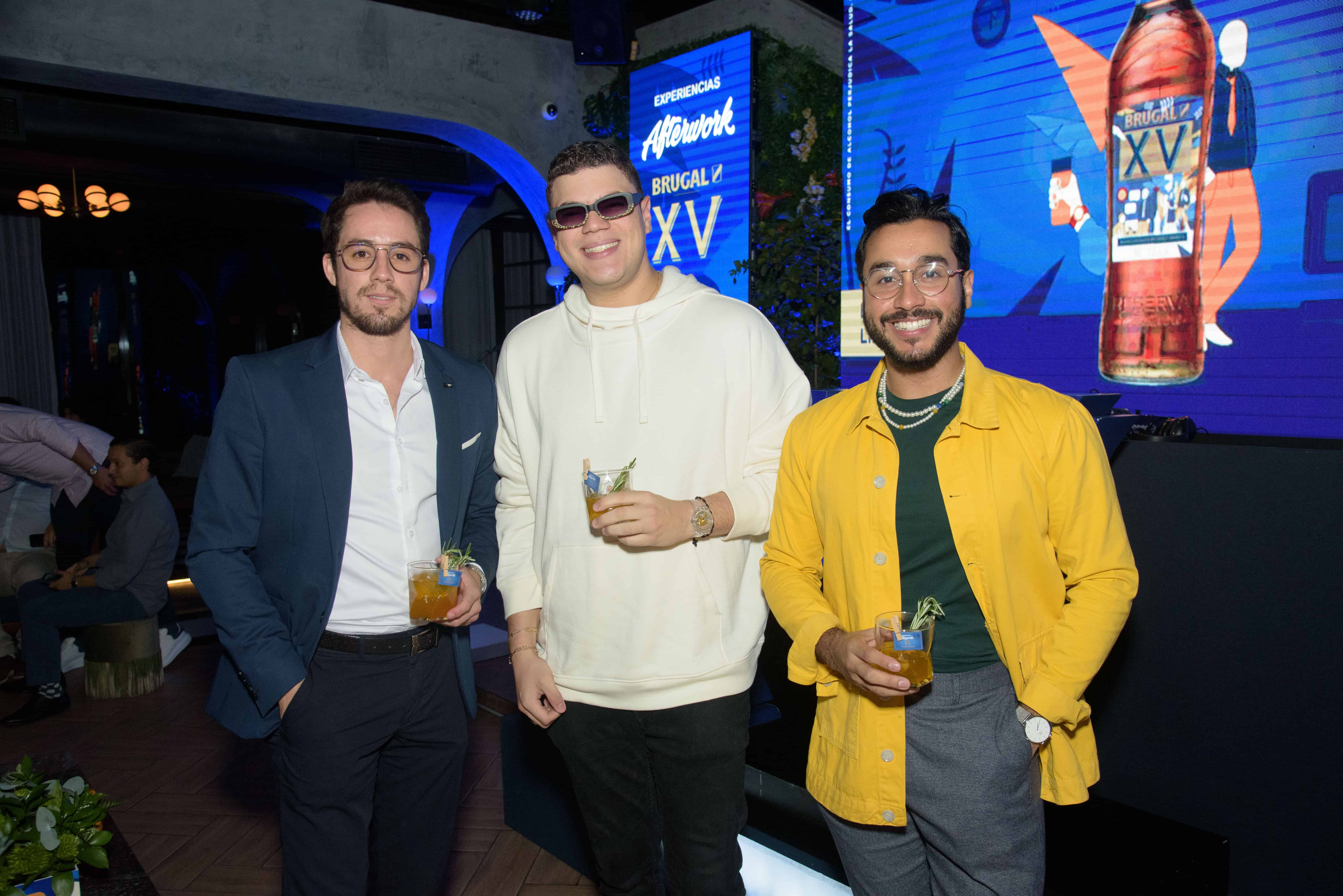 Héctor Letelier, Bryan Elton y Sebastián Pou.