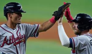 Tromp empuja tres carreras y Bravos superan a Marlins