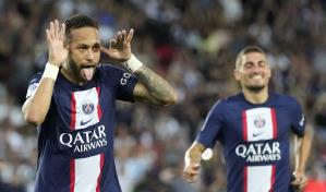 Doblete de Neymar y goleada del París Saint-Germain