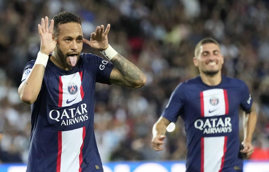 Doblete de Neymar y goleada del París Saint-Germain