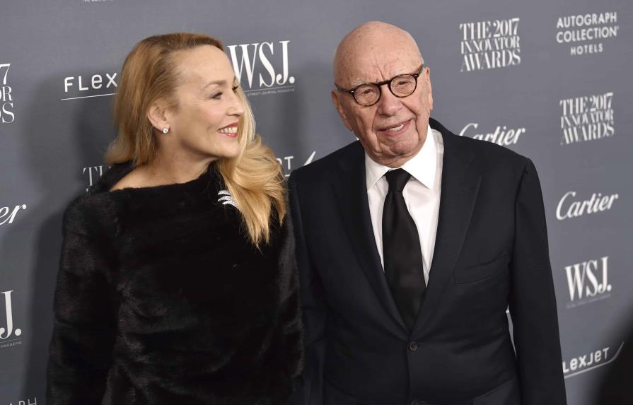 Rupert Murdoch y la modelo Jerry Hall finalizan su divorcio